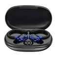 thumbnail image 2 of Auricures portátiles F8 Bluetooth Canceción de ruido HiFi Estéreo A prueba de sudor Bajo Azul, 2 of 9
