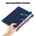 thumbnail image 2 of Dteck Slim Fit Case For Samsung Galaxy Tab S7 Plus / S7+ 12.4 inch Tablet 2020, Lightweight Slim Shell Tri-Fold Stand Cover Flip Case with Auto Wake Sleep, Deep Blue, 2 of 10