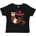 thumbnail image 3 of Inktastic I Love Ferrets Boys or Girls Toddler T-Shirt, 3 of 5