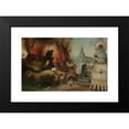 thumbnail image 2 of Workshop of Herri met de Bles 18x13 Black Modern Framed Museum Art Print Titled - The Temptation of Saint Anthony (ca. 1550-60), 2 of 5