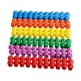 thumbnail image 1 of 66 piezas de damas chinas, piezas de damas, piezas de peones multicolores, juego de mesa para escritorio infantil, juego de juguete educativo, 1 of 9
