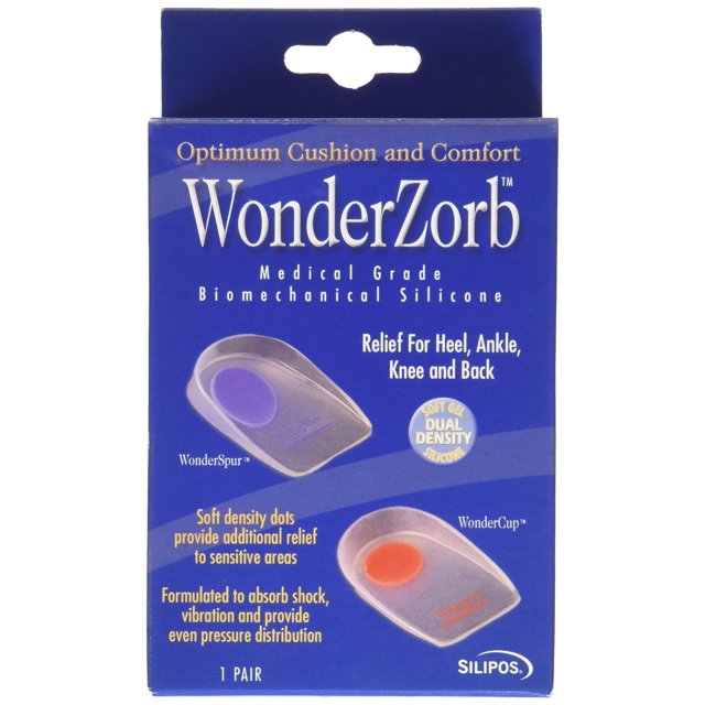 Talonera Silipos Wonder-Spur de silicona con inserto para zapatos, tamaño mediano