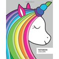 thumbnail image 1 of Carnet de Licorne - Pages Réglées - 8x10 - Grand (Gris), 1 of 2