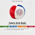 thumbnail image 4 of erdimoy 4th of July Patriotic Plush Balls, 2.36" Soft Red White Blue Embroidered Toys (4 Styles), 4 of 6