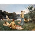 thumbnail image 2 of Raphaël Collin 24x19 Gold Ornate Framed and Double Matted Museum Art Print Titled - Summer (1884), 2 of 4