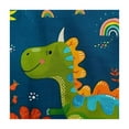 thumbnail image 4 of Acheng Dinosaur Rainbow Cave Painting Square Table Cloth 100% Polyester Fiber 52*52, 4 of 8