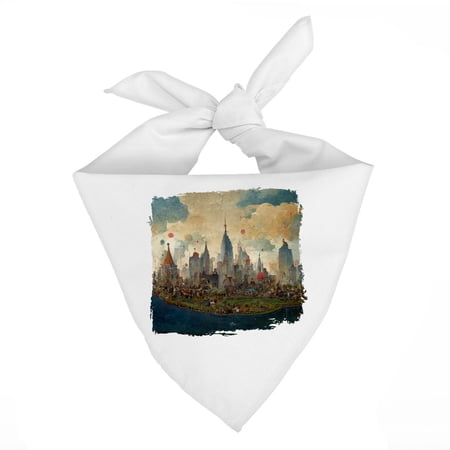 The City That Never Sleeps Dog Scarf - New York