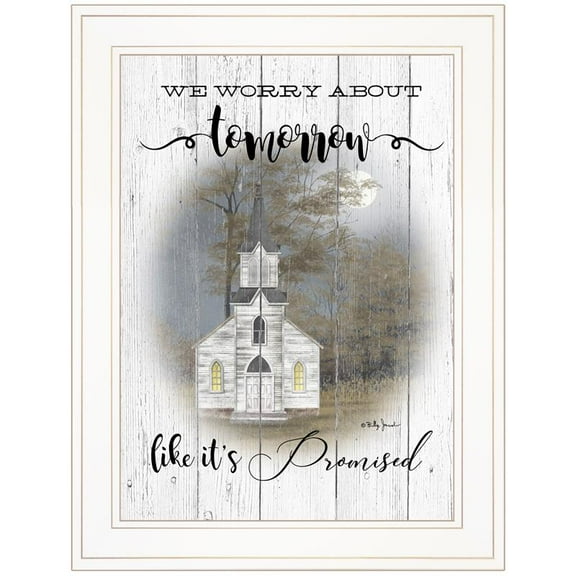 Tomorrow By Billy Jacobs Printed Framed Wall Art Wood Multi-Color