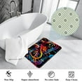 thumbnail image 3 of Note Non-Slip Polyester Kitchen Mat Door Rugs Indoor Rug, Machine Washable, 3 of 6