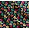 thumbnail image 3 of Soimoi Blue Cotton Voile Fabric Tribal Skull Print Fabric by Yard 42 Inch Wide, 3 of 7