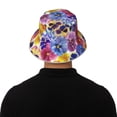 thumbnail image 3 of Balery The Garden Tricolor Pansy Flower Sun Hats for Men Women Bucket Hat UPF 50+ Buckey Hat Boonie Hat Foldable UV Protection Hiking Beach Fishing Summer, 3 of 9