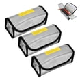 thumbnail image 1 of Lipo Safe Pouch, 3pcs  Heat  Lipo Battery Safe Bag Explosion Proof  For Home For Workshop, 1 of 8