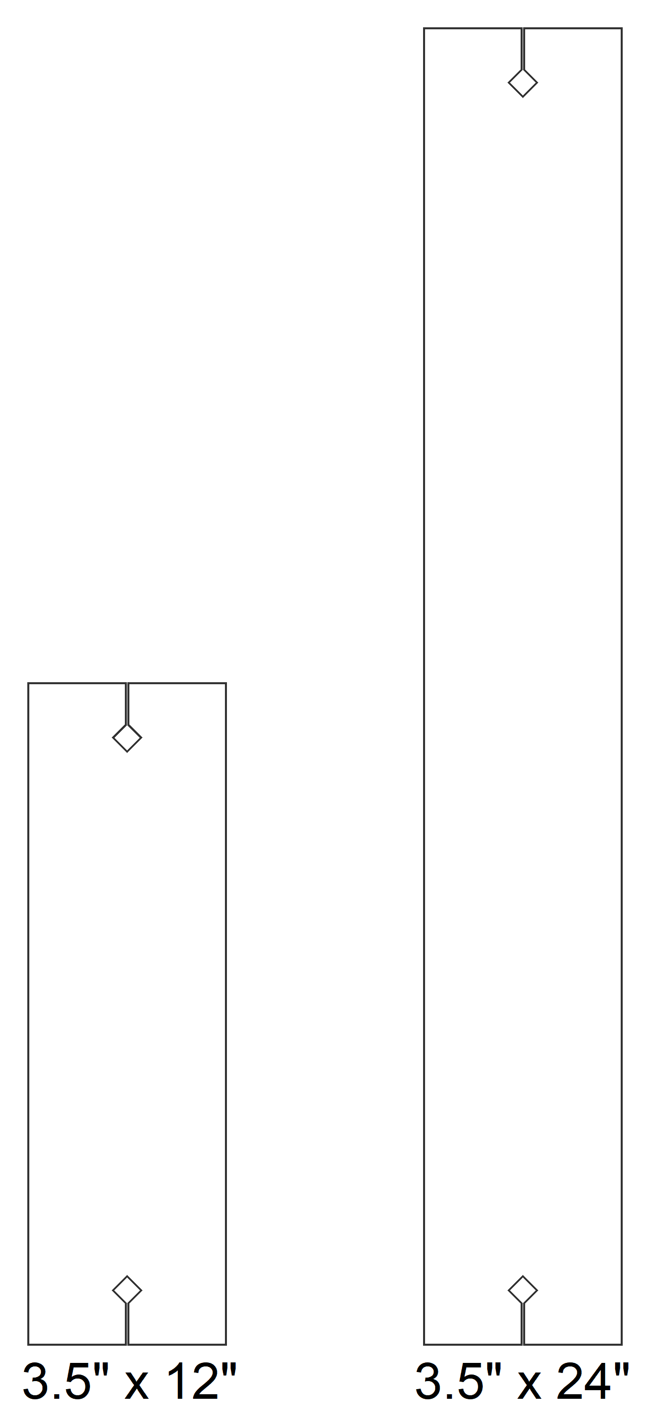 Magnum Target 3.5"x12" 3/8" AR500 2x4 Steel Protector Plate for Shooting Target Stands - 1pc
