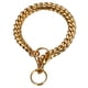 thumbnail image 3 of Pet Choke Chain Gargantilla Collar Dorado 40cm / 45cm / 50cm / 55cm / 60cm / 65cm para perro mascota - dorado, Los 40cm, 3 of 9