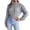 Gray, variant on AOOCHASLIY Hoodies for Women Trendy Casual Long Sleeve Hollow Out Base Knitted Sweater
