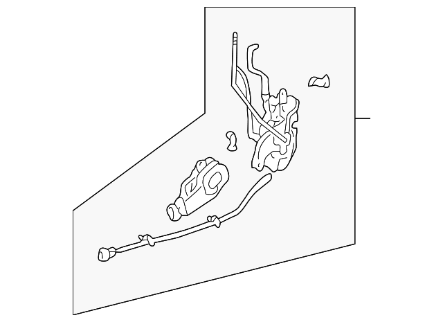 Genuine OE Toyota Lock Assembly 69320-35500