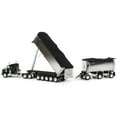 thumbnail image 5 of First Gear DCP 1/64 Black/Chrome Kenworth T800 w/ Chrome East Genesis II End Dump Trailers 60-1572, 5 of 6