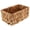 Brown, variant on BRIGHTFUFU Wicker Storage Basket Handwoven Rectangle Basket Small Decorative Storage Bin Fruit Vegetable Storage Container For Restaurant Kitchen Picnic