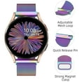 thumbnail image 4 of FL Metal Band Compatible with Samsung Galaxy Watch 7 6 5 4 Band 40mm 44mm, Galaxy Watch 5 Pro 45mm/Watch 6 4 Classic 42mm 46mm 43mm 47mm/Active, 20mm Stainless Steel Strap, 4 of 7