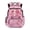 Pink Axolotl Print, variant on HUIACONG Green Dinosaur Fossil Print School Backpack for Kids Age 5-16, Multi-Pocket Water Resistant Sturdy Bookbag with Adjustable Padded Straps Lightweight Daypack for School Camping Trips
