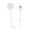 White, variant on Yammee Power Adapter Charger Cradle USB Charging Cable for XiaoMi Watch S1 Active Watch