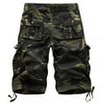 thumbnail image 2 of TRGPSG Men's Cotton Camo Cargo Shorts Relaxed Fit Multi Pocket Outdoor Cargo Work Shorts 36, 2 of 7
