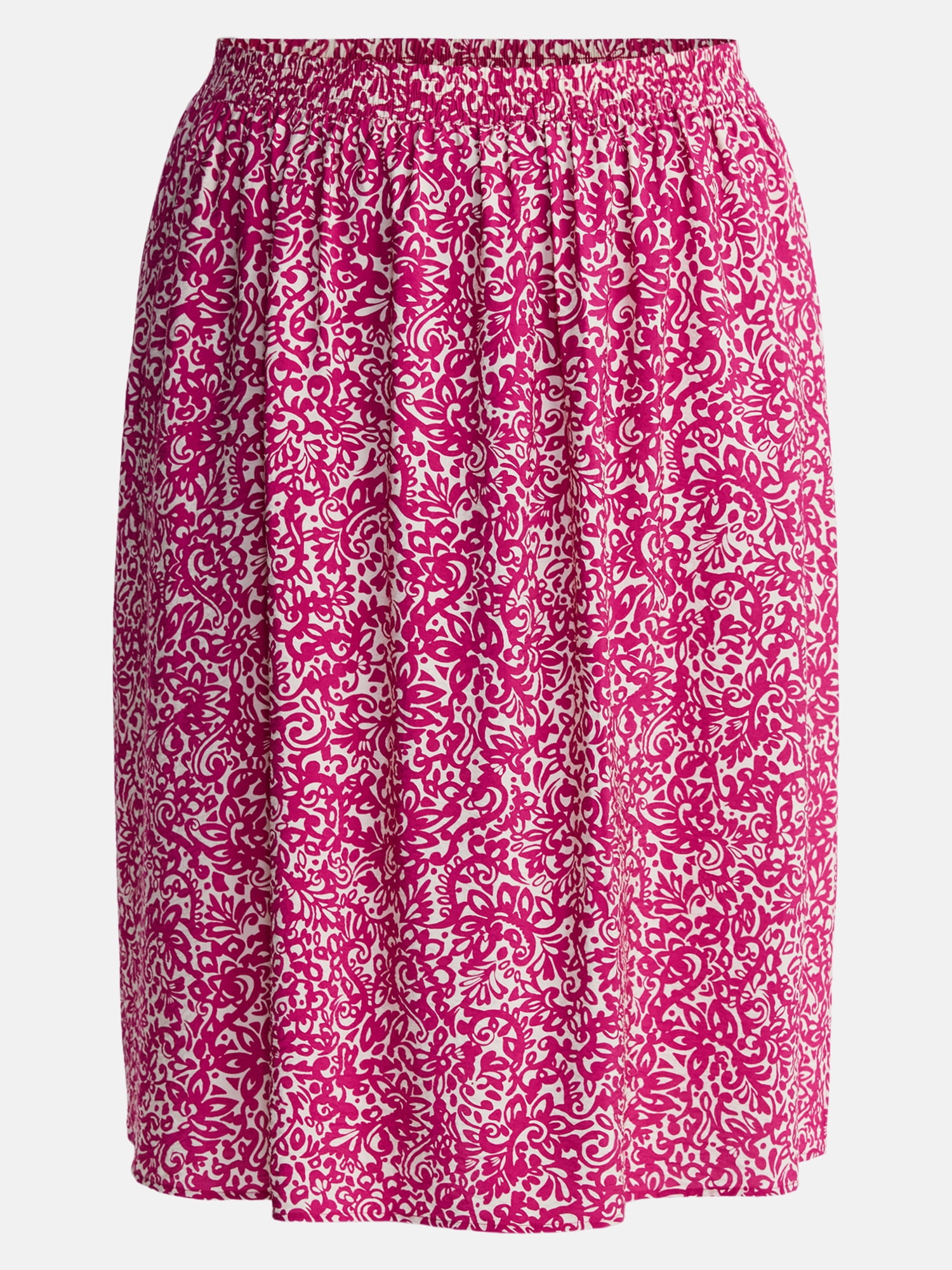 Terra & Sky Women’s Plus A Line Midi Skirt, Sizes 0X-5X