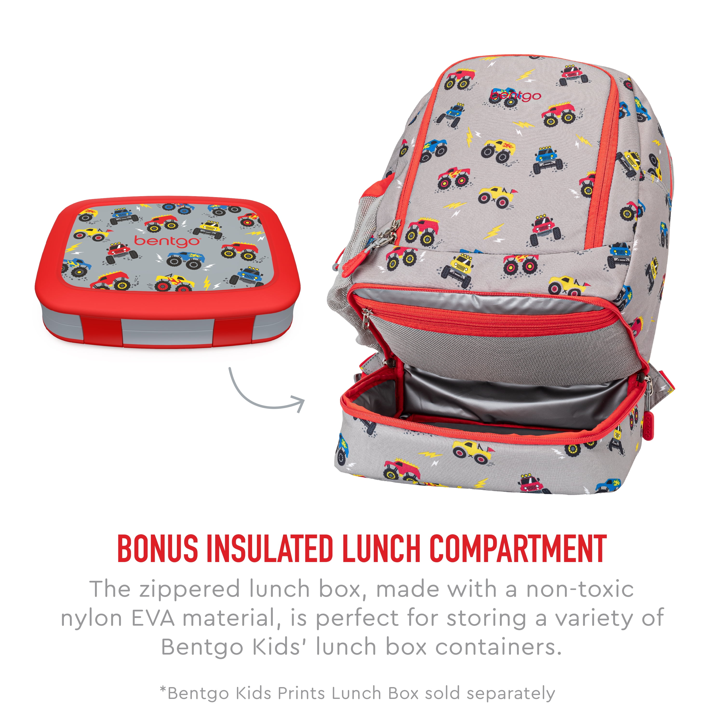 Bentgo Kids' 2-in-1 17 Backpack & Insulated Lunch Bag - Shark : Target