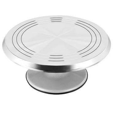 Aluminium Alloy Revolving Cake Stand 12 Inch Rotating Cake Turntable for Cake Cupcake Decorating Supplies