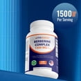thumbnail image 4 of Vitamatic Berberine with Ceylon Cinnamon, 1500mg, 240 Capsules, Non-GMO, Gluten Free, 4 of 10