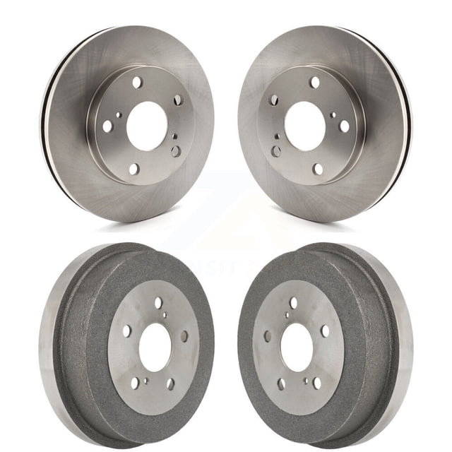 CMX Front Rear Disc Brake Rotors Drums Kit for Car Toyota Camry 2.2L K8-102078
