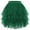 A-Dark Green697, variant on Womens Tulle Ruffled Skirt Loose High Waisted Mini Skirt Lightweight Feminine Party Skirts