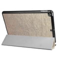 thumbnail image 4 of Funda de cuero con tapa horizontal y textura Custer para iPad 9.7 (2018) y iPad 9.7 (2017), con tres pliegues y función de suspensión/activación (negra), 4 of 5