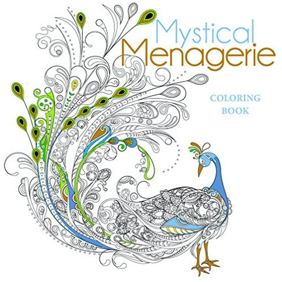 Pre-Owned Mystical Menagerie Coloring Book Paperback