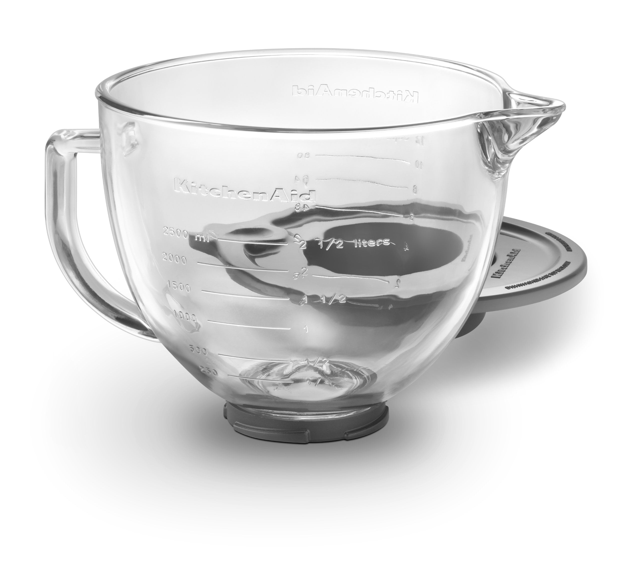 Glass Mixer Bowl for Kitchenaid 4.5-5QT Tilt-Head Stand Mixer, 5 Quart Glass  Bowl with Refrigerator & DishMeasurement Markings, - AliExpress