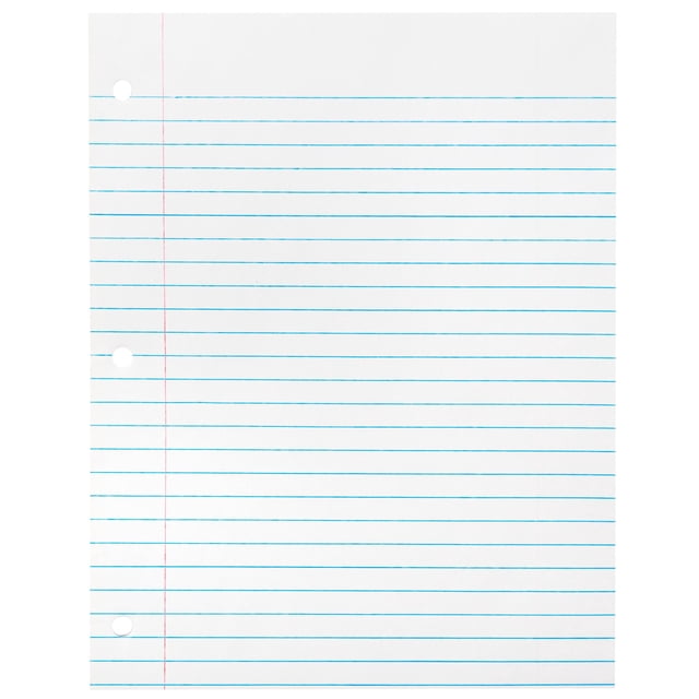 Cuaderno School Smart Sulphite con 3 orificios perforados, 21 x 28 cm, 100 hojas