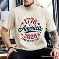 thumbnail image 5 of Patriotic America 1776-2026 Land of the Free T-Shirt, 250 Year Independence Day Celebration Tee, 5 of 6