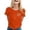 Orange, variant on Women T Shirts Short Sleeve Crew Neck Basic Tees Blue Spring Tops Dressy Tops for Women