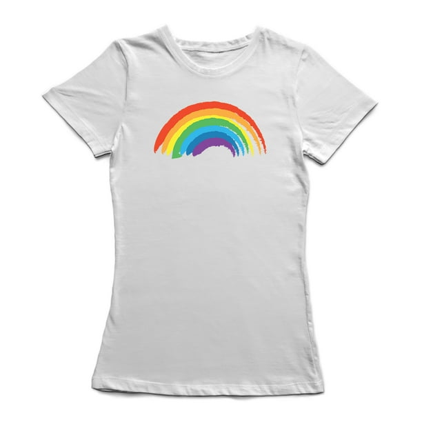rainbow t shirt women's