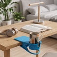 thumbnail image 3 of Universal Large Desk Cup Holder Clamp on, Heavy Duty Plastic Drink Holder Work for Table, Porch Swing, Patio Chair, Clip On Anti-Spill Bottle Holder for Most Cup, Bottle, Can, Tumbler, 3 of 5