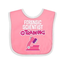 Inktastic Future Forensic Scientist in Training Girls Baby Bib