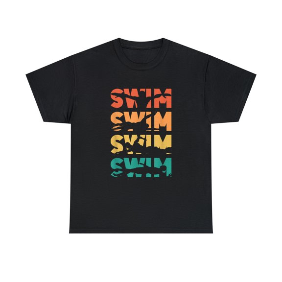 Swimming Swimmer Swim Retro Vintage T-Shirt