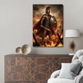 thumbnail image 5 of "Spartan Warrior on Battlefield" Canvas Wall Art, Epic Fantasy Greek Warrior Illustration, Bold Historical Decor for Man Cave, Office & Modern Home, 5 of 10