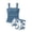 A02-Blue, variant on Gaexia Girls Swimsuit 2 Piece Sporty Adjustable Straps Modest Bikini Bathing Suit with Shorts Color Block Swimwear