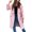 Hot Pink, variant on Vedolay Tops Women's Casual Office Long Sleeve Open Front with Button Suit Jacket,Light Blue M