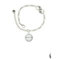 thumbnail image 2 of Delight Jewelry Silvertone Domed Matthew 17:20 Silver-tone Paw Infinity Link Chain Bracelet, 6"+2" Extender, 2 of 3