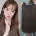 thumbnail image 2 of MesaSe Wig Female Long Hair U-shaped Half Headgear Invisible Seamless Long Straight, 2 of 5