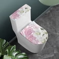 thumbnail image 3 of HELLHERO Lily Toilet Lid Cover Easy to Install for Bathroom Supplies Non-Slip Toilet Lid Cover Set, 3 of 5