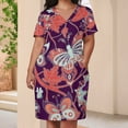 thumbnail image 3 of Floral Butterfly Pattern Vibrant Design Summer Dresses for Women Beach Boho, 3 of 5
