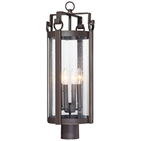 Minka Lavery Somerset Lane 26 1/2  High Dakota Bronze Outdoor Post Light